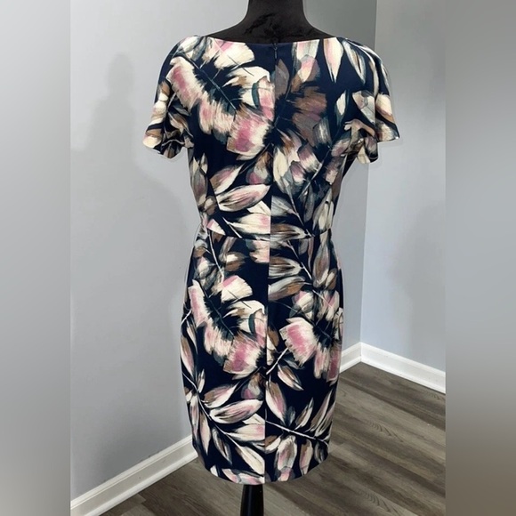 Maggy London Women’s Floral Print Midi Dress in Multicolor Size 14 - Picture 8 of 10